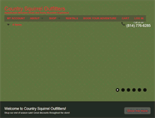 Tablet Screenshot of countrysquirreloutfitters.com